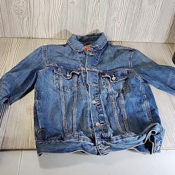 Levi's Denim Jean Jacket Mens Size Small - Picture 11 of 11